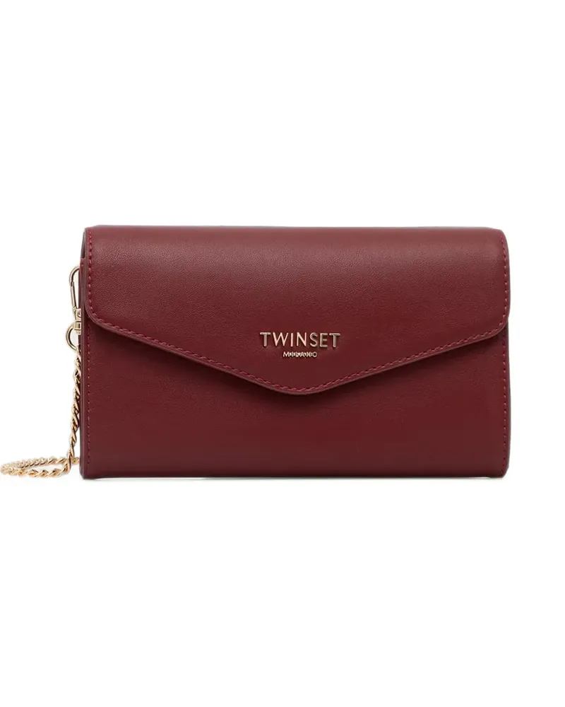 Twin-Set charm-embellished cross body bag - Rot Rot