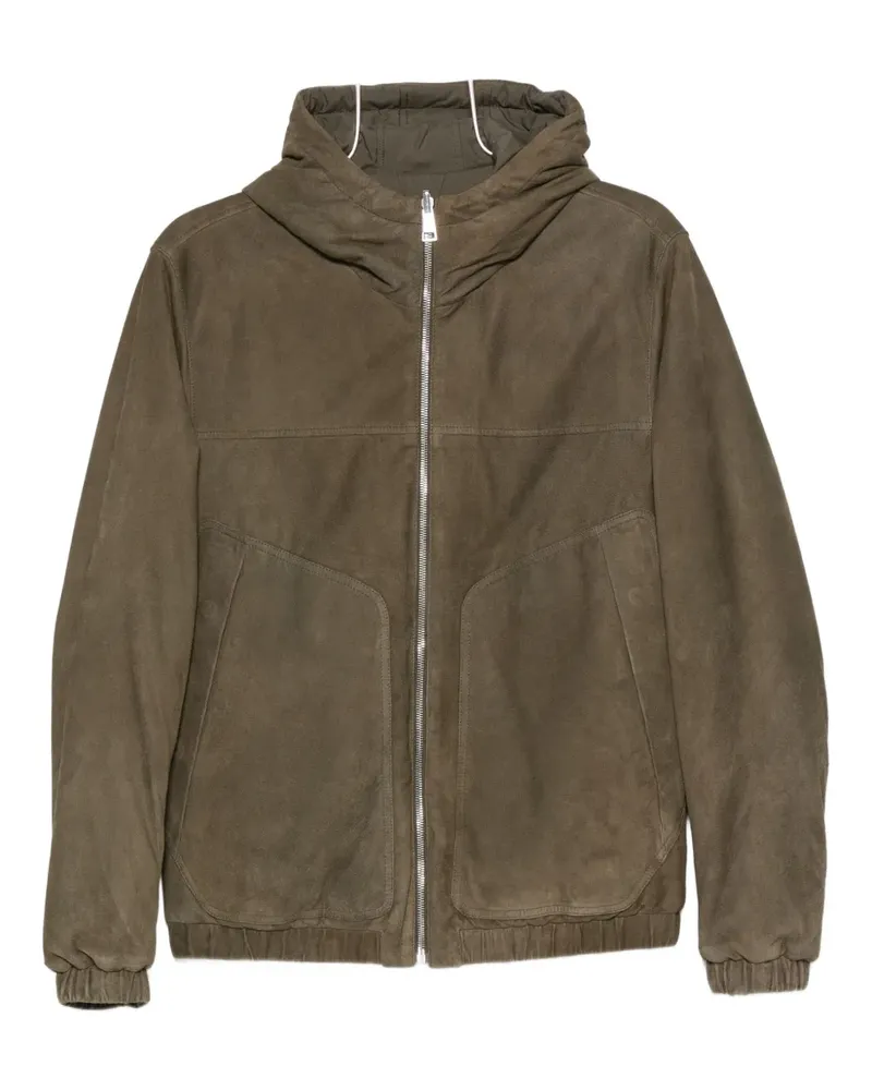 Valstar hooded suede jacket - Grün Grün