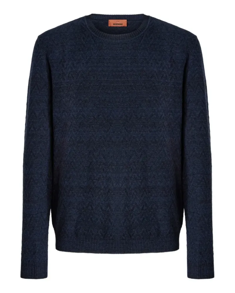 Missoni Gemusterter Pullover - Blau Blau