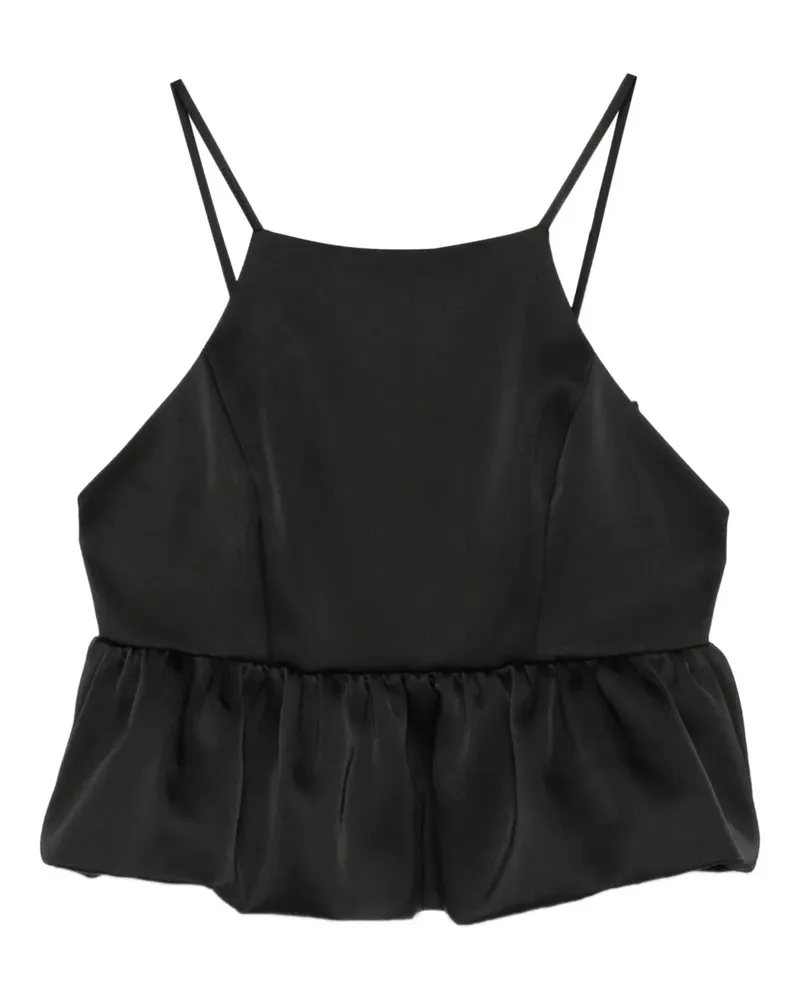 Sandro Camisole-Top mit Rüschen - Schwarz Schwarz
