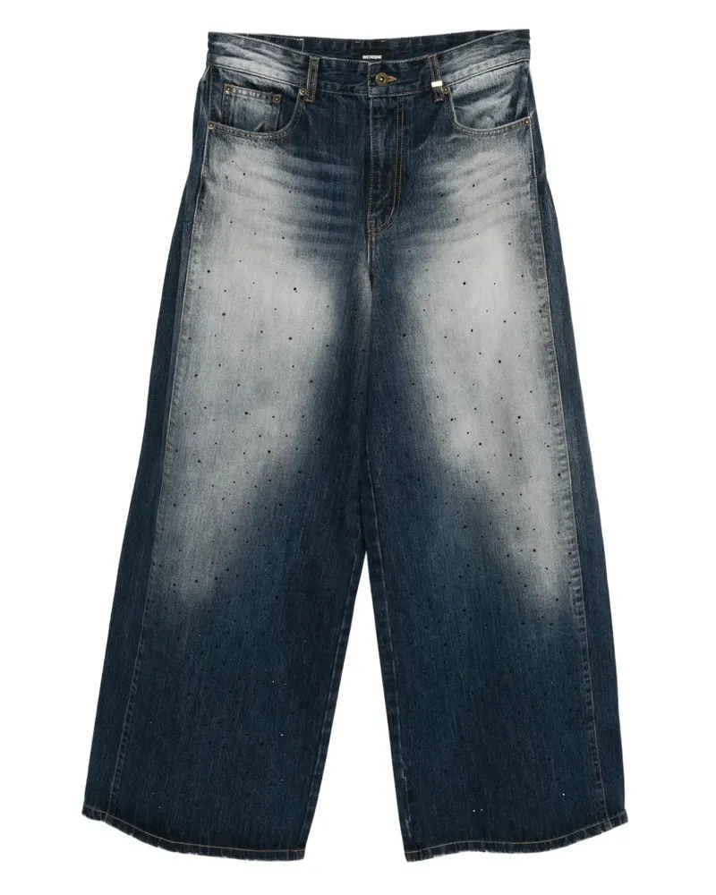 WE 11 DONE Jeans mit geradem Bein - Blau Blau