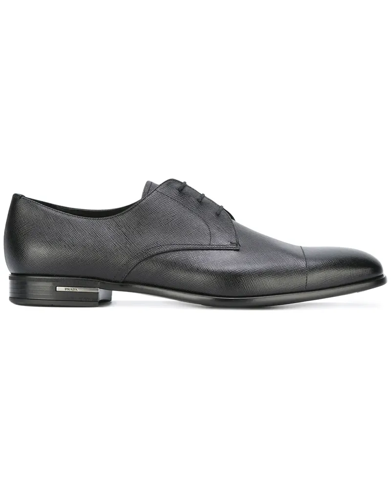 Prada Oxford-Schuhe mit rechteckiger Kappe - Schwarz Schwarz