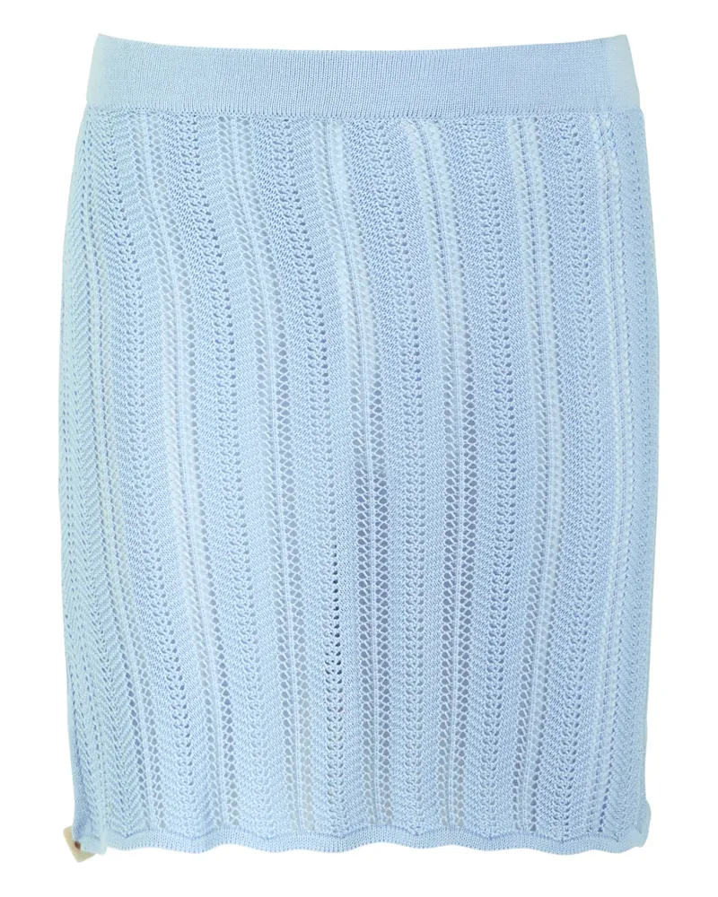 Baobab Collection Corsica openwork mini skirt - Blau Blau