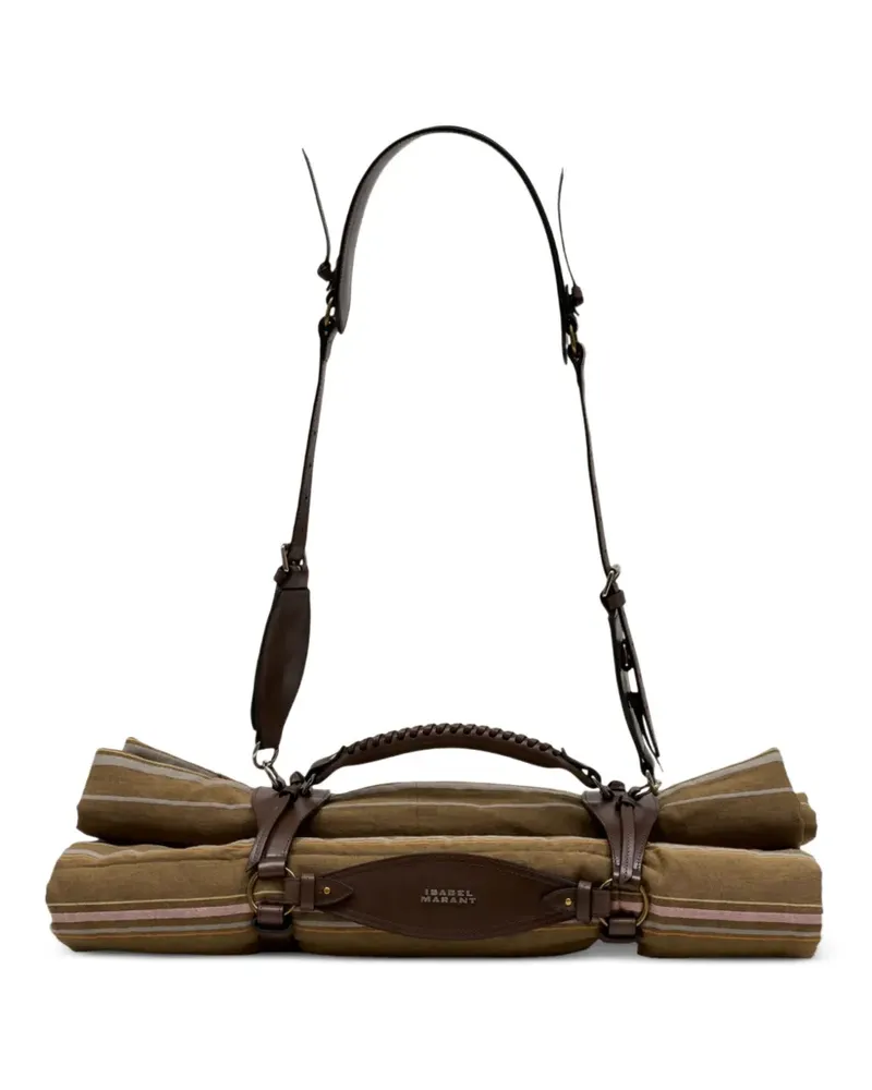 Isabel Marant Harness leather travel bag - Braun Braun