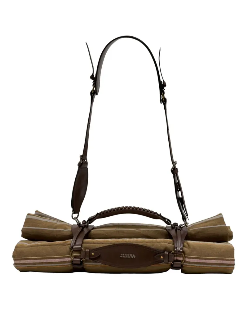 Isabel Marant Harness leather travel bag - Braun Braun