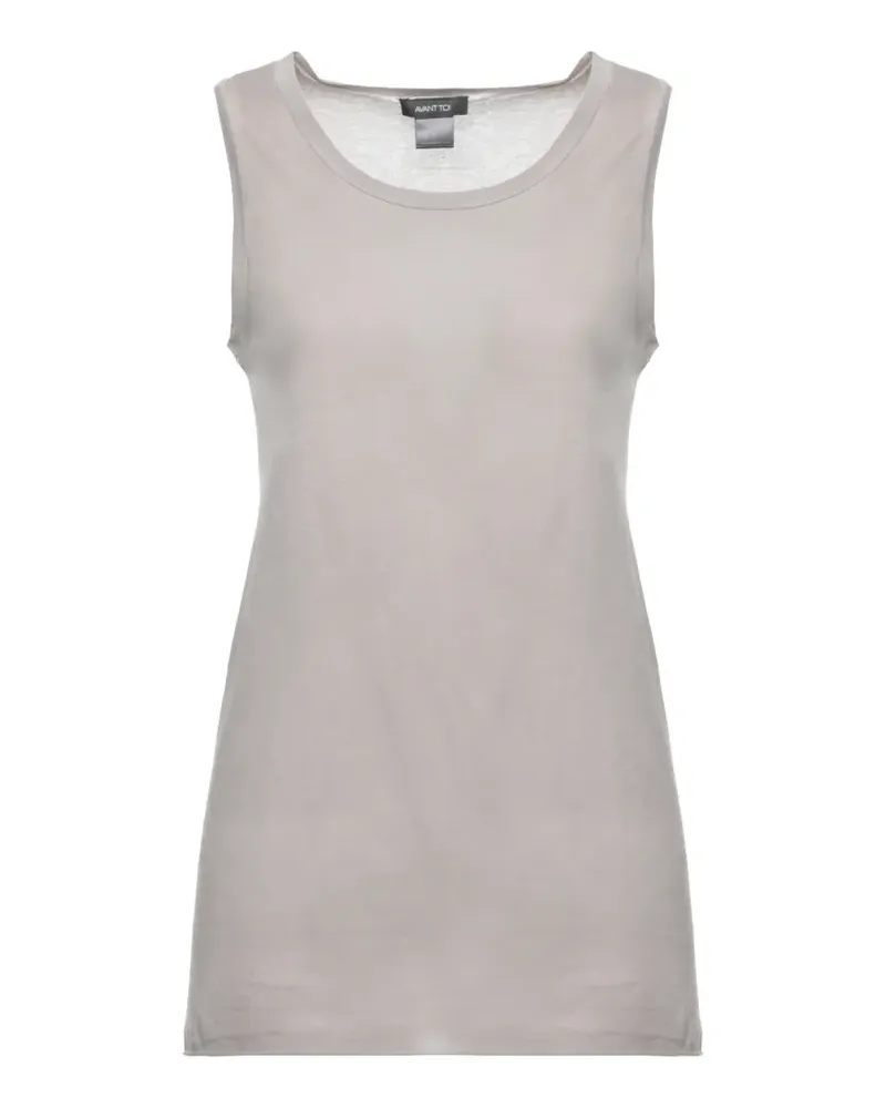Avant Toi sleeveless round-neck vest - Grau Grau