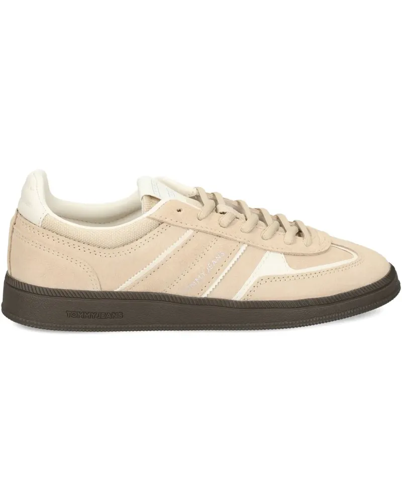 Tommy Hilfiger Gestreifte Sneakers - Nude Nude