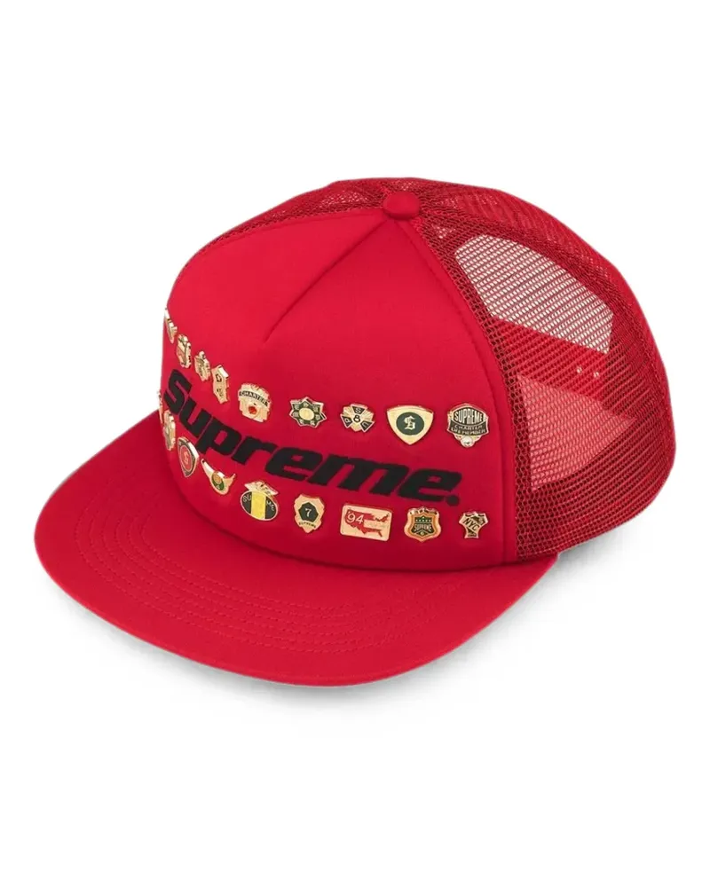 Supreme Being pin-embellished five-panel cap - Rot Rot