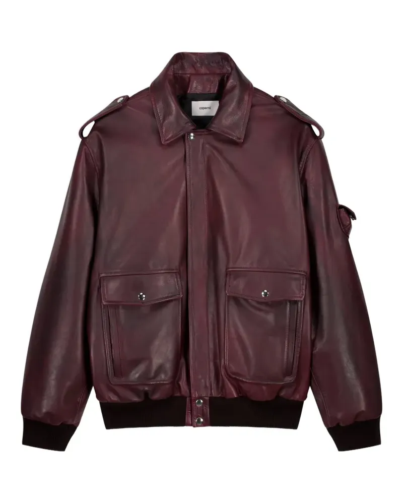 COPERNI oversized leather jacket - Rot Rot