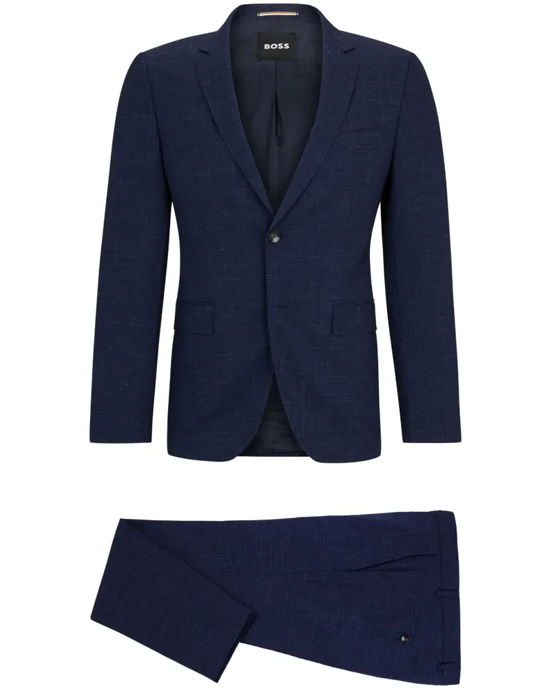 HUGO BOSS Einreihiger Anzug - Blau Blau