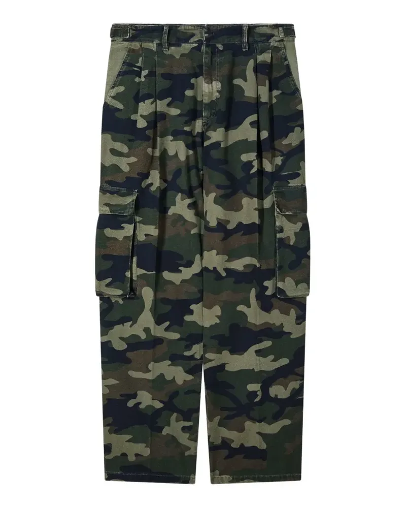 Patrizia Pepe camouflage-print cargo pants - Grün Grün
