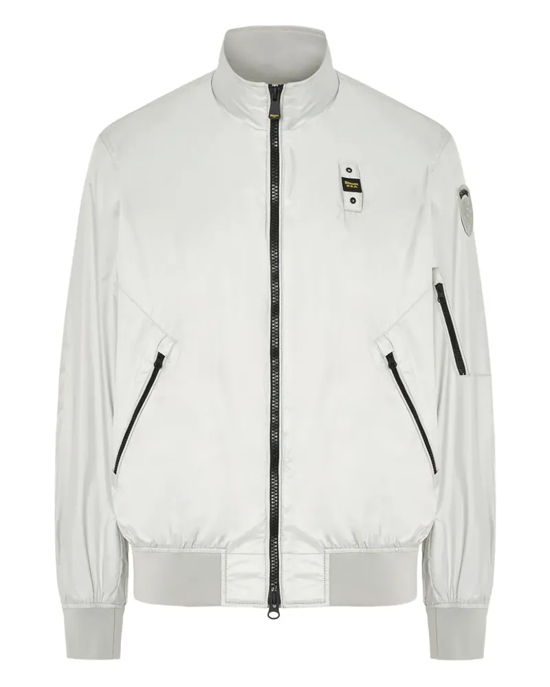 Blauer Bomberjacke mit Reißverschluss - Nude Nude