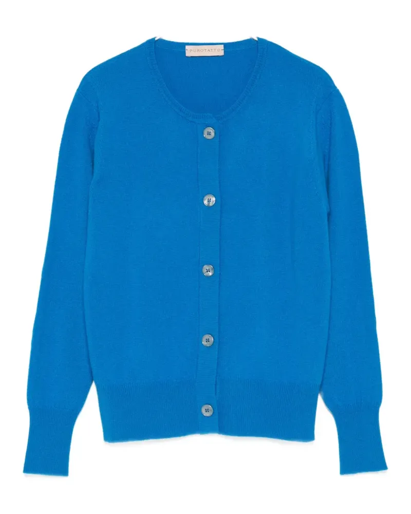 Purotatto buttoned cardigan - Blau Blau