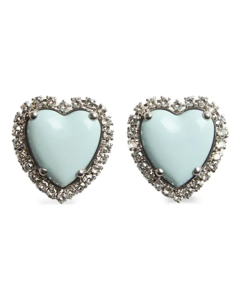 Valentino Garavani Coeur Hyperbole Ohrringe - Silber Silber