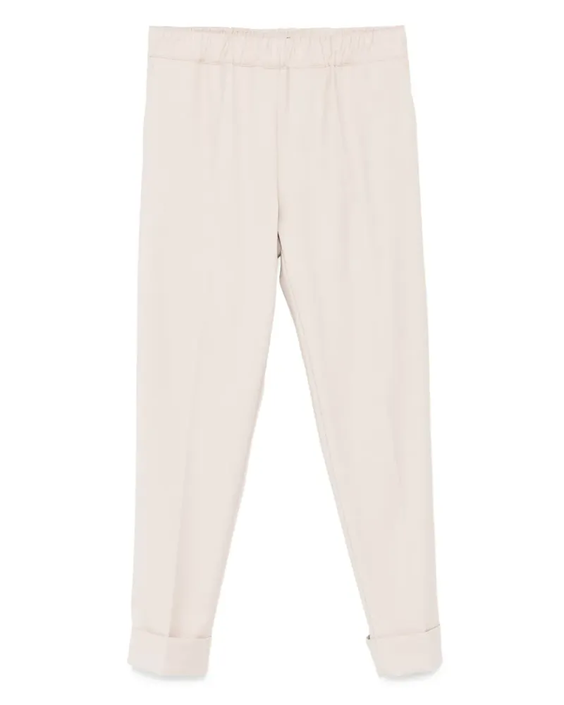 D.EXTERIOR Hose mit elastischem Bund - Nude Nude