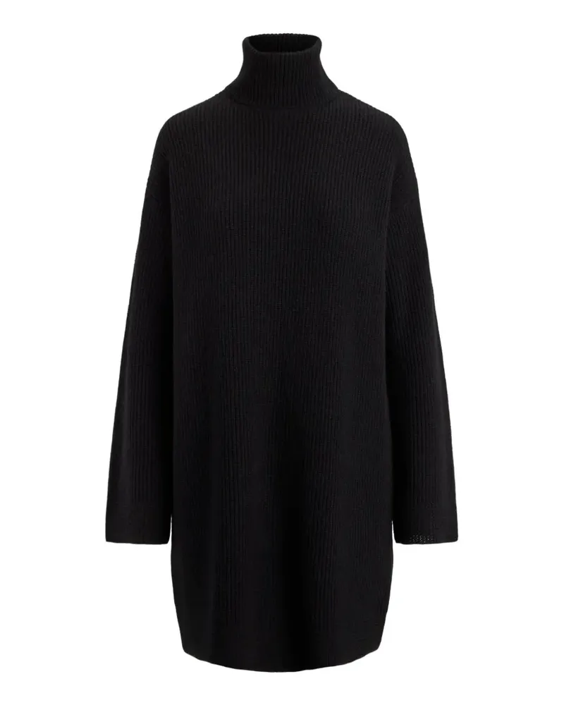 Ralph Lauren Kokon-Minikleid mit Rollkragen - Schwarz Schwarz