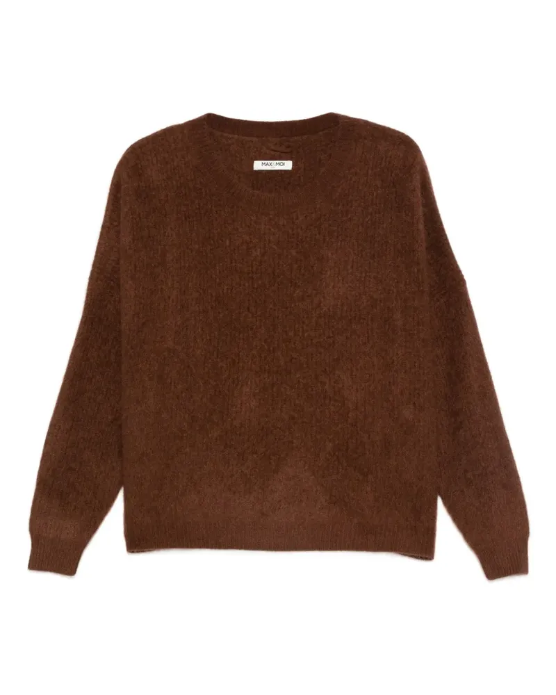 MAX&MOI Pullover mit rundem Ausschnitt - Braun Braun