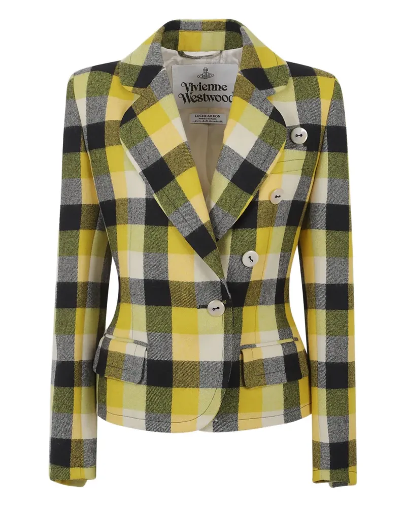 Vivienne Westwood Georgia Sakko mit karierten Knöpfen - Gelb Gelb