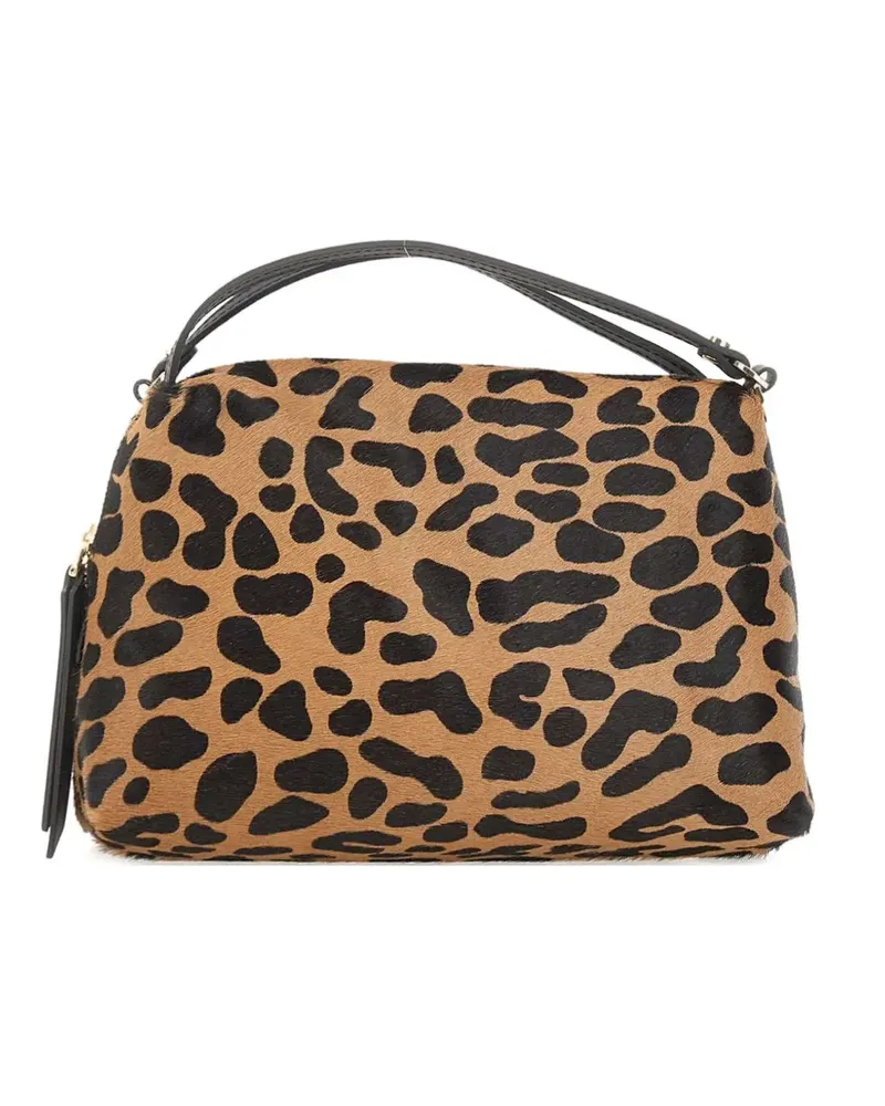 Gianni Chiarini Alifa animal-print top-handle bag - Nude Nude