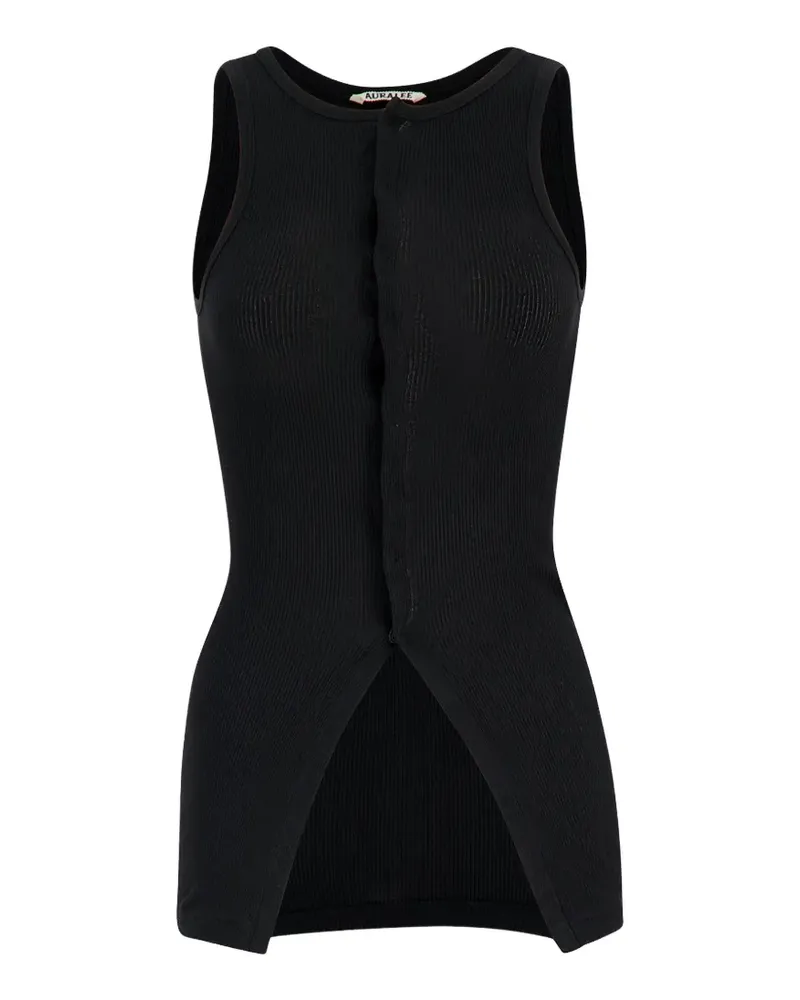 AURALEE Tanktop mit Knöpfen - Schwarz Schwarz