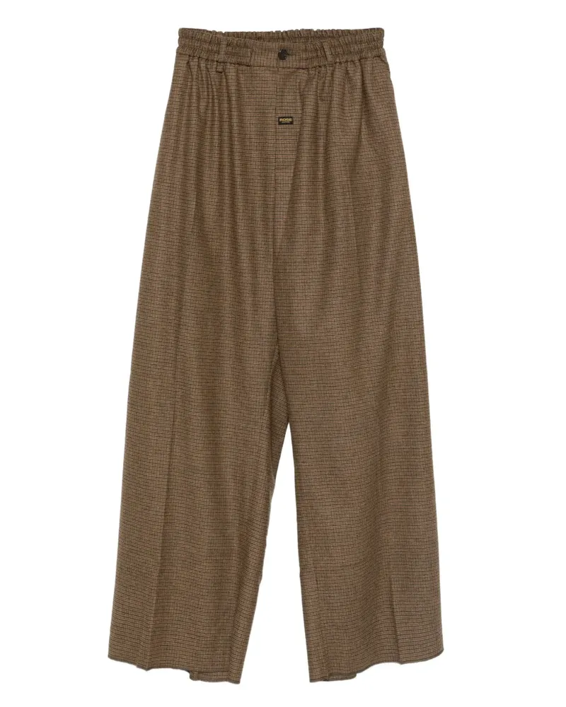 Martine Rose wide leg tailored trousers - Braun Braun