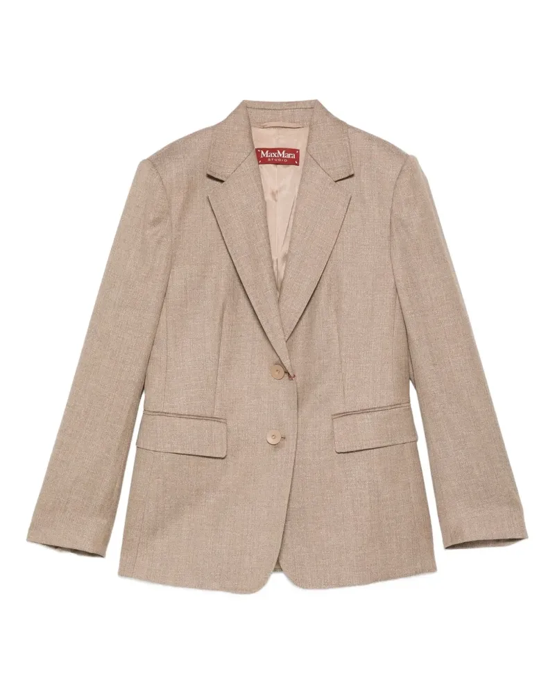 Max Mara Sakko mit zwei Knöpfen - Braun Braun