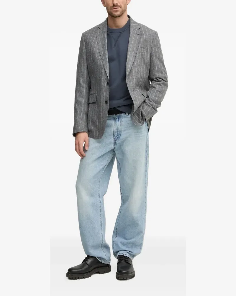 Hackett Sakko mit Nadelstreifen - Grau Grau