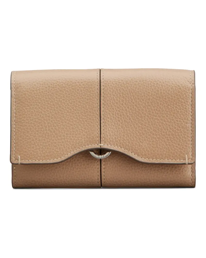 TOD'S tri-fold ring wallet - Nude Nude