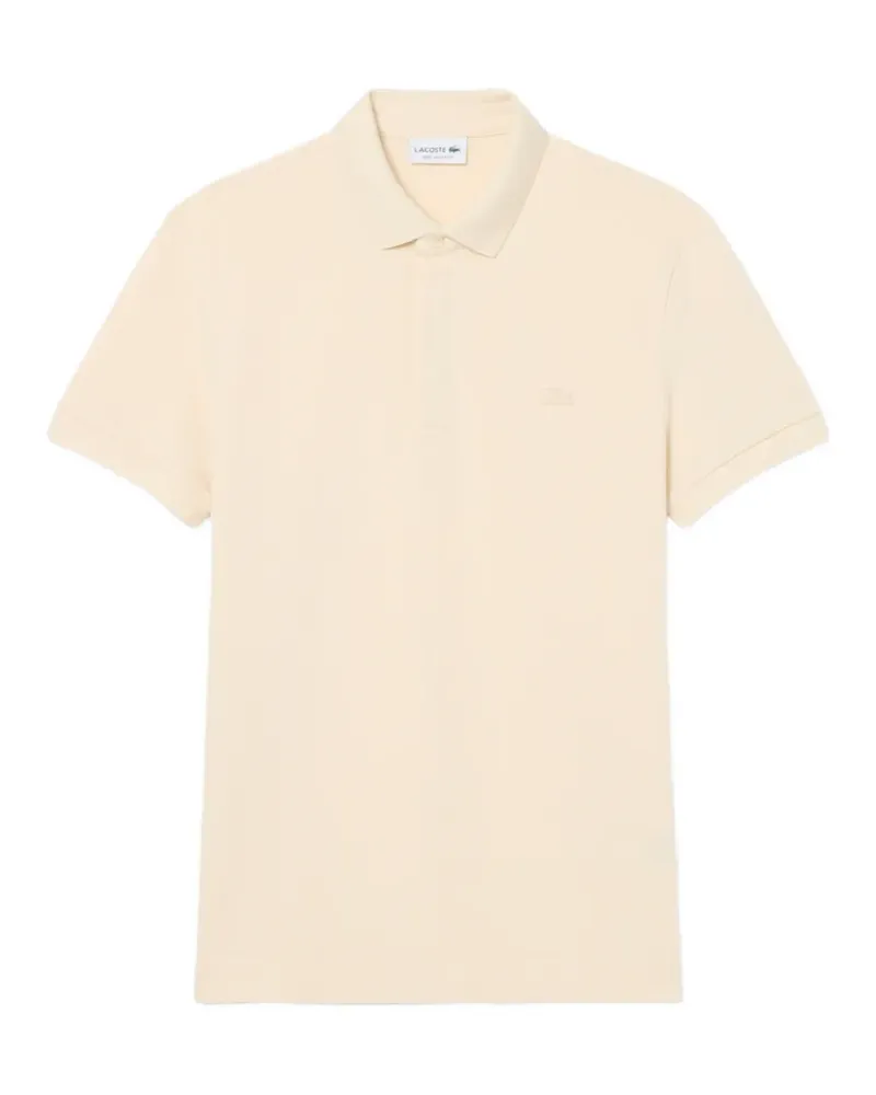 Lacoste Piqué-Poloshirt mit Logo-Patch - Nude Nude