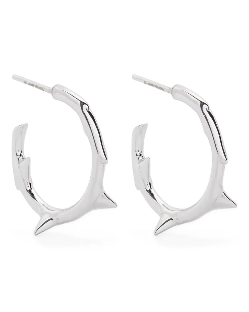 Shaun Leane small Rose Thorn hoop earrings - Silber Silber