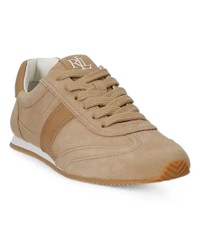 Ralph Lauren Dani Sneakers mit Logo-Stickerei - Nude Nude
