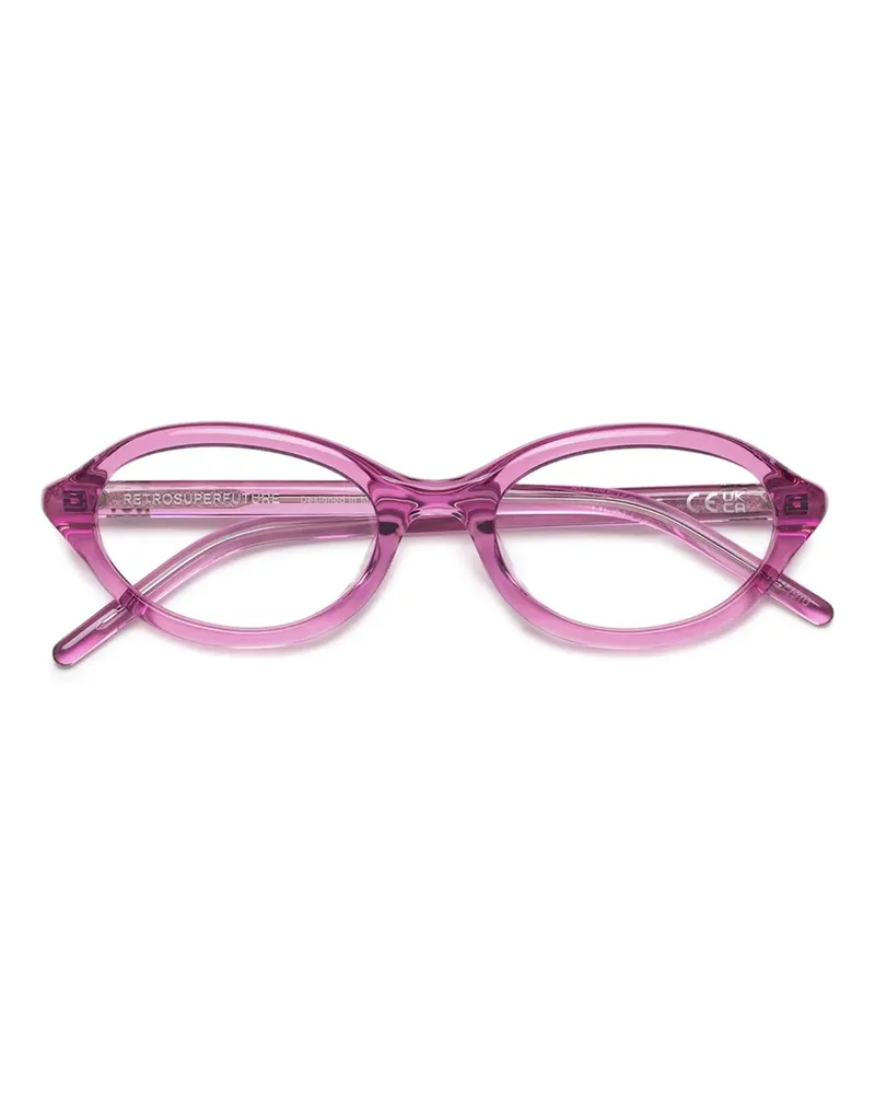 RETROSUPERFUTURE Brille mit ovalem Gestell - Rosa Rosa