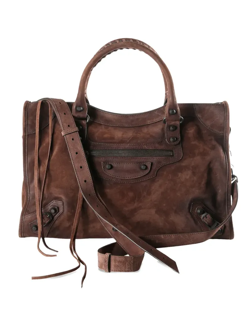 Balenciaga Mittelgroße Le City Tote Bag - Braun Braun