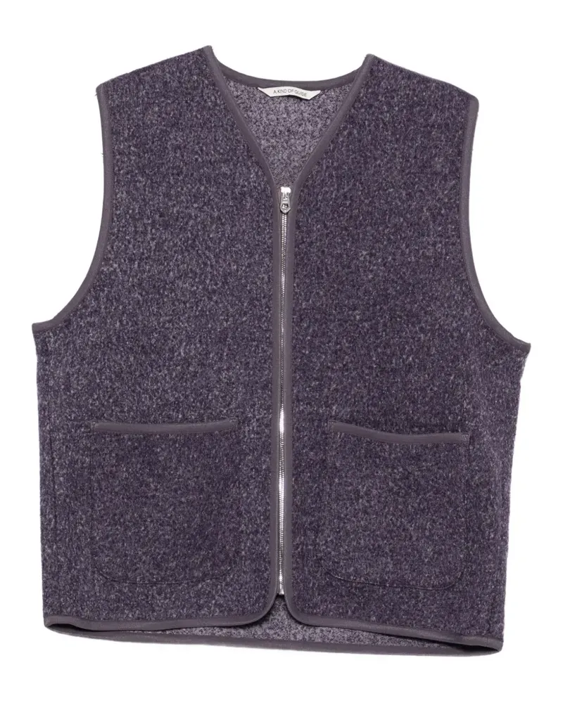 A Kind Of Guise Valur wool vest - Violett Violett