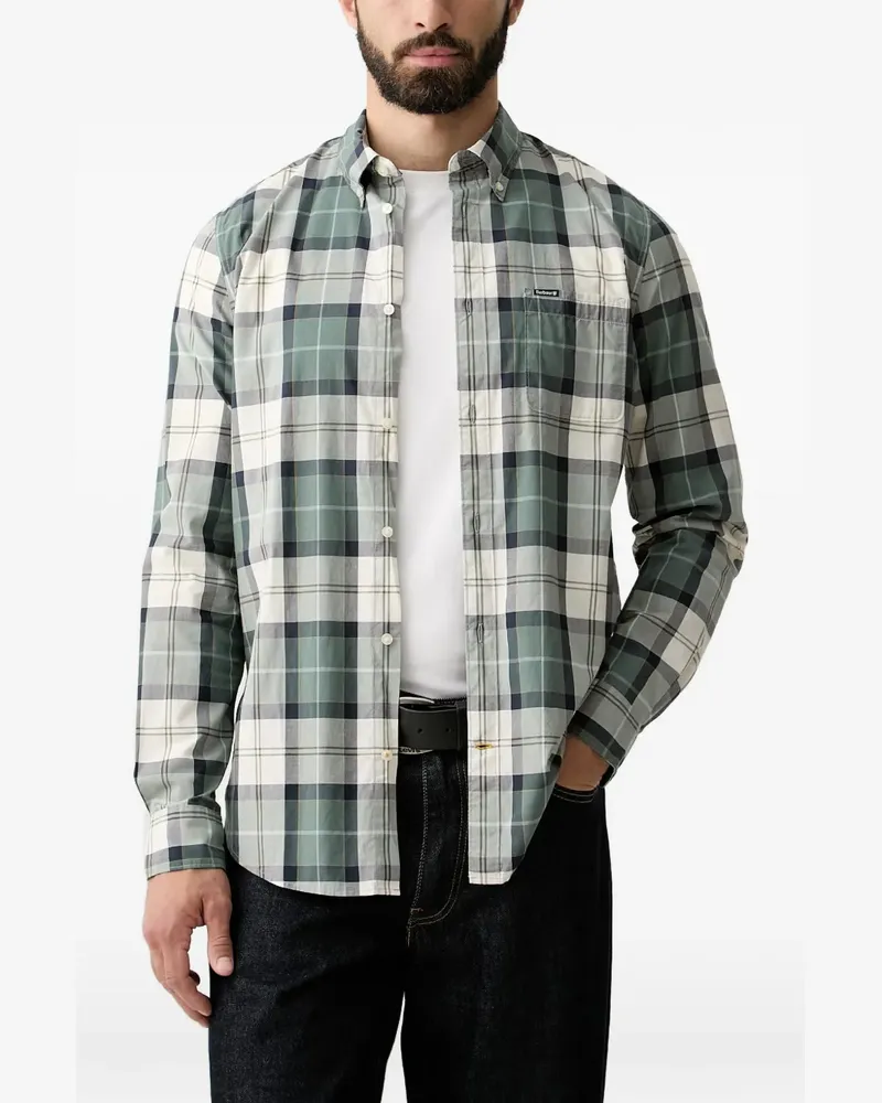 Barbour Rawley check-pattern long-sleeved shirt - Grün Grün