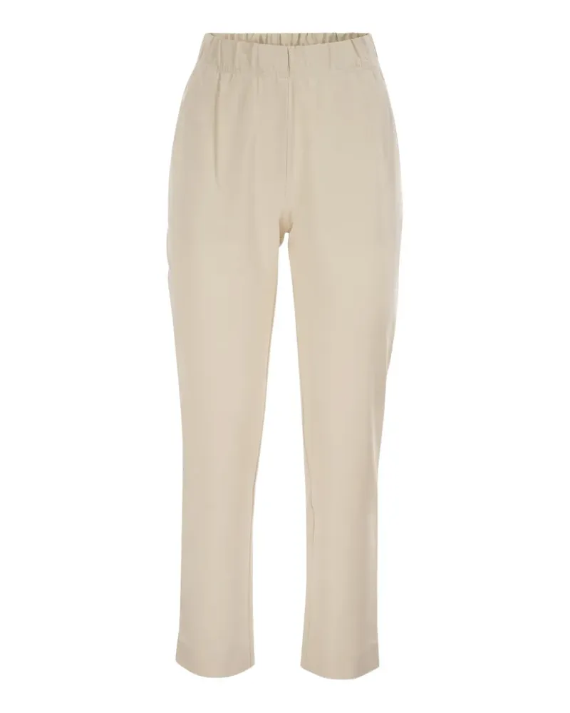 Max Mara slim-fit stretch-jersey trousers - Nude Nude