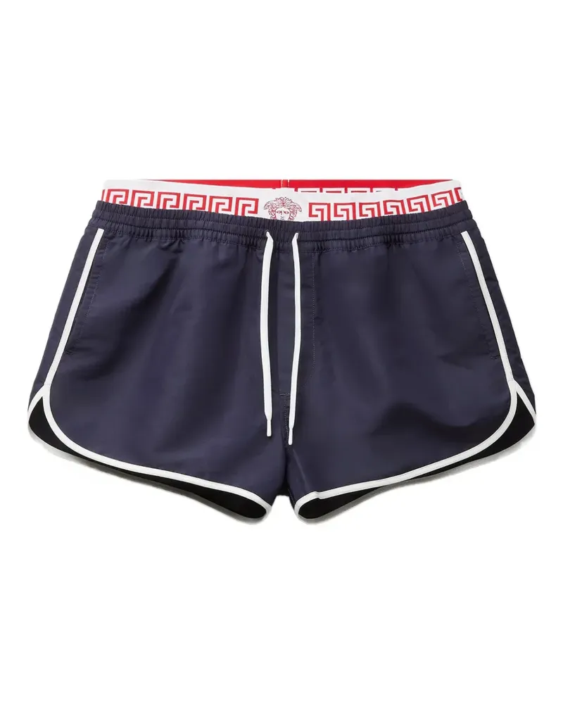 Versace Badeshorts mit doppeltem Bund - Blau Blau