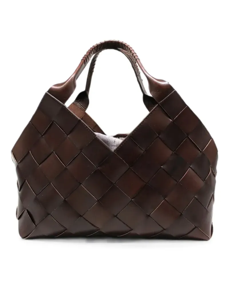 Dragon Diffusion Castello dark brown tote bag - Braun Braun