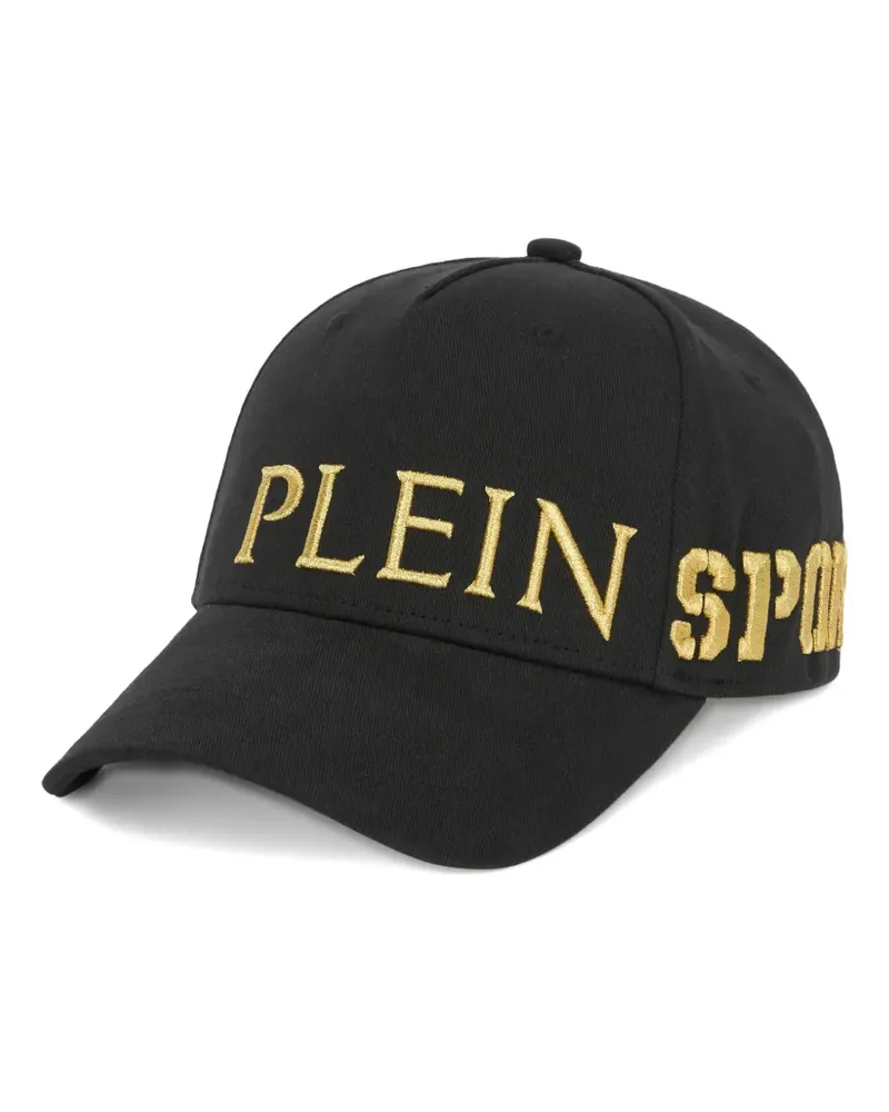 Philipp Plein logo-embroidered baseball cap - Schwarz Schwarz
