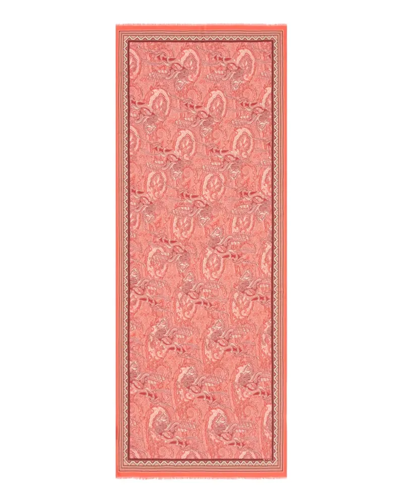 Etro paisley scarf - Orange Orange