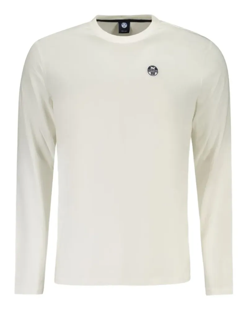 North Sails Langarmshirt mit Logo-Patch - Nude Nude