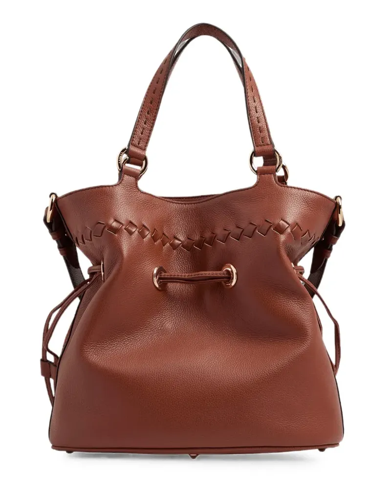 Lancel medium Premier Flirt whipstitched bucket bag - Braun Braun