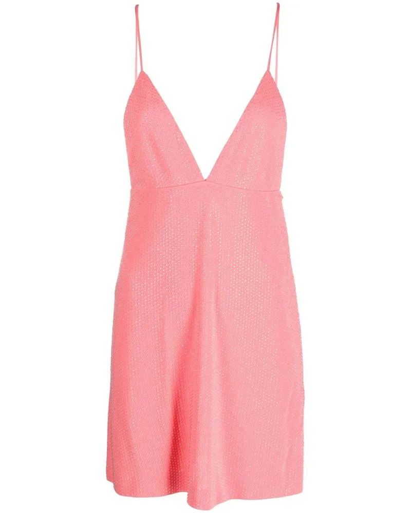 Dsquared2 Minikleid mit Strass - Rosa Rosa