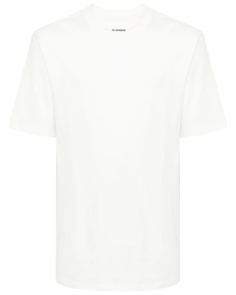 Jil Sander T-Shirt mit Logo-Print - Nude Nude