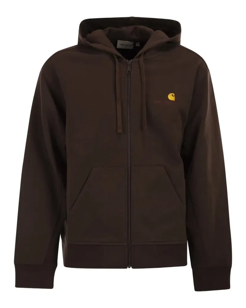 Carhartt WIP zip hoodie - Braun Braun