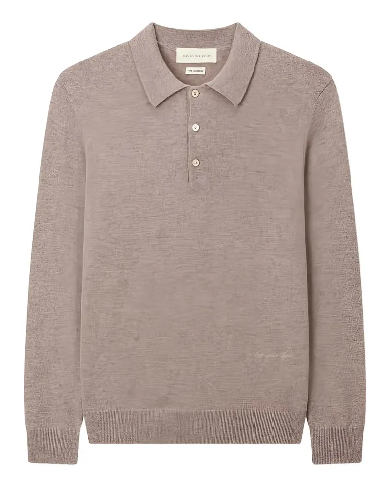 ManOnTheBoon Poloshirt aus Kaschmir - Braun Braun