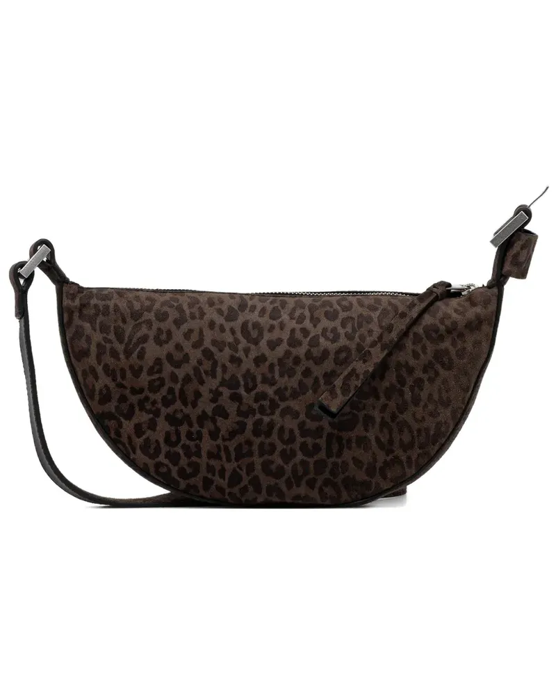 AllSaints animal-print satchel - Braun Braun