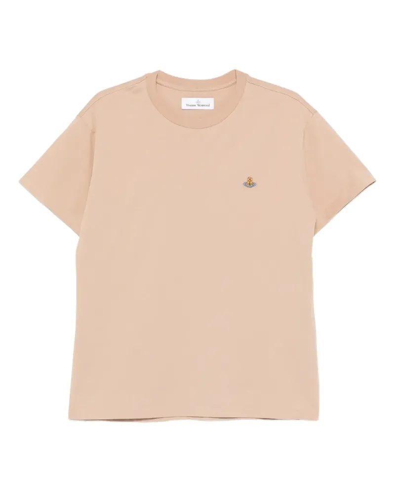 Vivienne Westwood orb crewneck T-shirt - Nude Nude