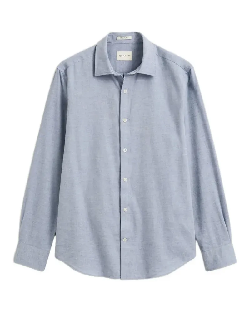 Gant Meliertes Button-down-Hemd - Blau Blau