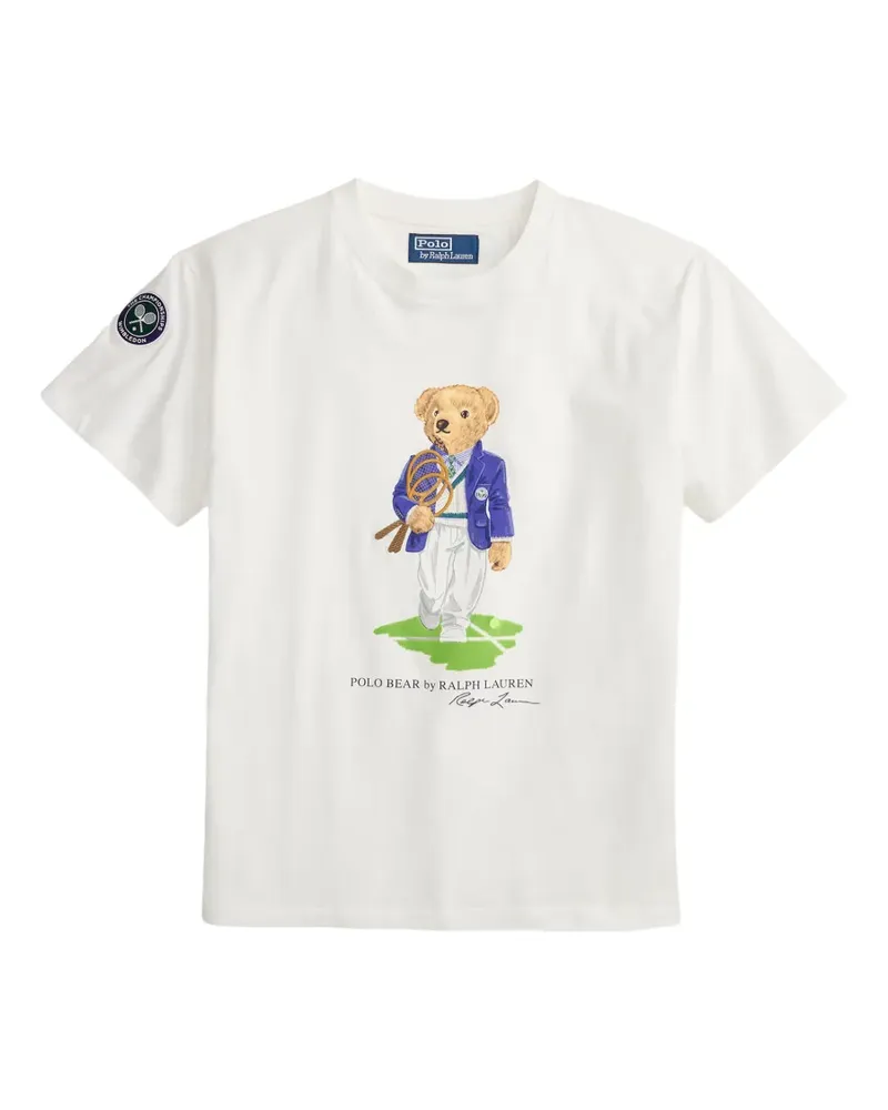 Ralph Lauren T-Shirt mit Logo-Print - Weiß Weiß
